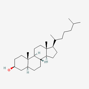 molecular formula C27H48O B583132 5alpha-Cholestan-3beta-ol-[d7] CAS No. 84061-69-8