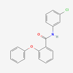 molecular formula C19H14ClNO2 B5831367 N-(3-chlorophenyl)-2-phenoxybenzamide 