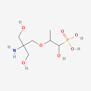 molecular formula C7H18NO7P B583140 2-(2-Amino-3-hydroxy-2-(hydroxymethyl)propoxy)-1-hydroxypropyl)phosphonic acid CAS No. 1262243-11-7