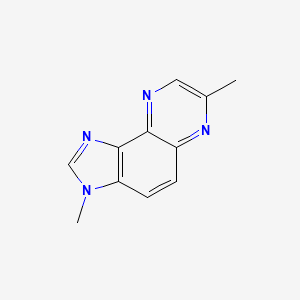 molecular formula C11H10N4 B583143 3,7-Dimethyl-3H-imidazo[4,5-F]quinoxaline CAS No. 147057-18-9