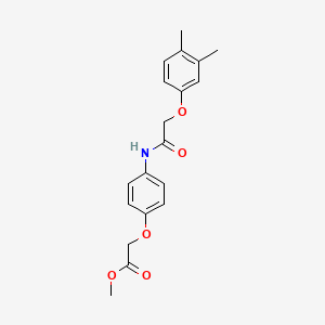 methyl (4-{[(3,4-dimethylphenoxy)acetyl]amino}phenoxy)acetate