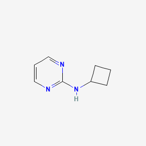 molecular formula C8H11N3 B583150 N-环丁基嘧啶-2-胺 CAS No. 151390-02-2