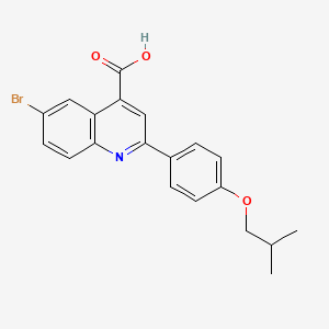 6-bromo-2-(4-isobutoxyphenyl)-4-quinolinecarboxylic acid