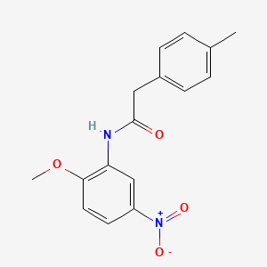 N-(2-methoxy-5-nitrophenyl)-2-(4-methylphenyl)acetamide