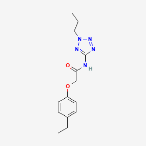 molecular formula C14H19N5O2 B5831587 2-(4-ethylphenoxy)-N-(2-propyl-2H-tetrazol-5-yl)acetamide 
