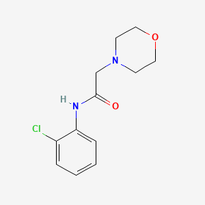 molecular formula C12H15ClN2O2 B5831594 N-(2-chlorophenyl)-2-(4-morpholinyl)acetamide 