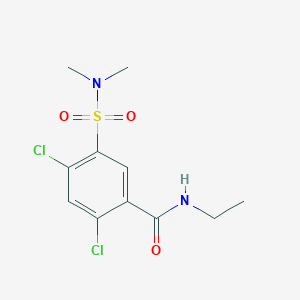 2,4-dichloro-5-[(dimethylamino)sulfonyl]-N-ethylbenzamide