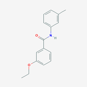 molecular formula C16H17NO2 B5831657 3-ethoxy-N-(3-methylphenyl)benzamide 