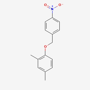molecular formula C15H15NO3 B5831714 2,4-dimethyl-1-[(4-nitrobenzyl)oxy]benzene 