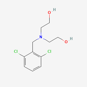 molecular formula C11H15Cl2NO2 B5831736 2,2'-[(2,6-dichlorobenzyl)imino]diethanol 
