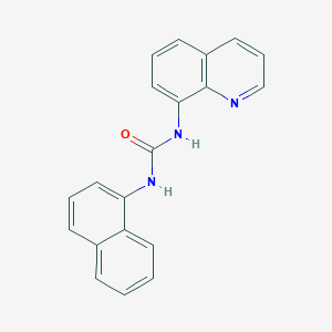 molecular formula C20H15N3O B5831762 N-1-naphthyl-N'-8-quinolinylurea 