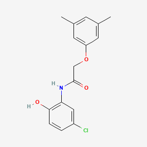 molecular formula C16H16ClNO3 B5831857 N-(5-chloro-2-hydroxyphenyl)-2-(3,5-dimethylphenoxy)acetamide 