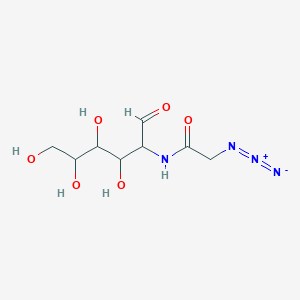 molecular formula C8H14N4O6 B583191 2-[(叠氮乙酰)氨基]-2-脱氧-D-葡萄糖 CAS No. 92659-90-0