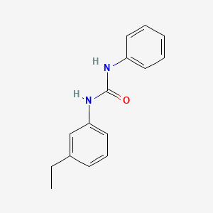 molecular formula C15H16N2O B5831957 N-(3-ethylphenyl)-N'-phenylurea 