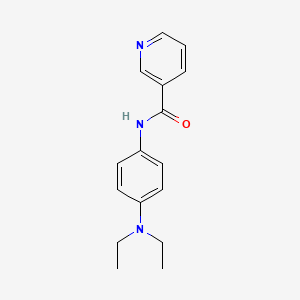 N-[4-(diethylamino)phenyl]nicotinamide
