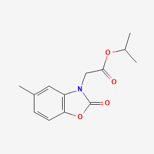 isopropyl (5-methyl-2-oxo-1,3-benzoxazol-3(2H)-yl)acetate
