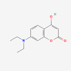 molecular formula C13H15NO3 B583204 7-二乙氨基-4-羟基-色满-2-酮 CAS No. 64369-55-7