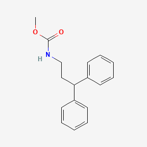 molecular formula C17H19NO2 B5832075 methyl (3,3-diphenylpropyl)carbamate 