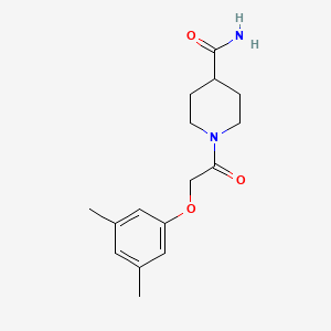molecular formula C16H22N2O3 B5832106 1-[(3,5-dimethylphenoxy)acetyl]-4-piperidinecarboxamide 