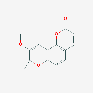 9-methoxy-8,8-dimethyl-2H,8H-pyrano[2,3-f]chromen-2-one