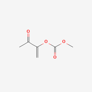 molecular formula C6H8O4 B583215 Methyl 3-oxobut-1-en-2-yl carbonate CAS No. 146897-17-8