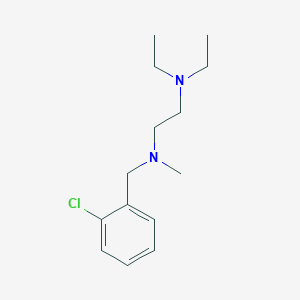 molecular formula C14H23ClN2 B5832150 (2-chlorobenzyl)[2-(diethylamino)ethyl]methylamine 