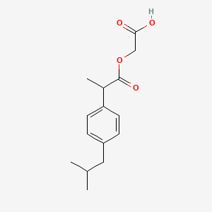 molecular formula C15H20O4 B583224 rac-Ibuprofen Carboxymethyl Ester CAS No. 1797132-75-2