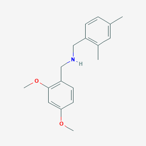 molecular formula C18H23NO2 B5832267 (2,4-dimethoxybenzyl)(2,4-dimethylbenzyl)amine 