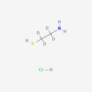 molecular formula C2H8ClNS B583227 半胱氨酸-d4 盐酸盐 CAS No. 1219805-04-5