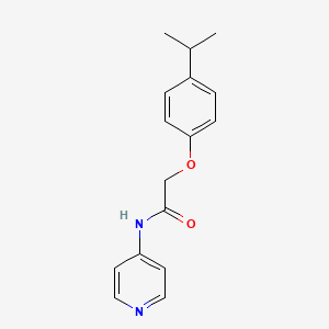 molecular formula C16H18N2O2 B5832290 2-(4-isopropylphenoxy)-N-4-pyridinylacetamide 