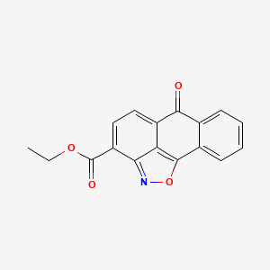 ethyl 6-oxo-6H-anthra[1,9-cd]isoxazole-3-carboxylate