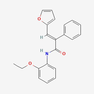 N-(2-ethoxyphenyl)-3-(2-furyl)-2-phenylacrylamide