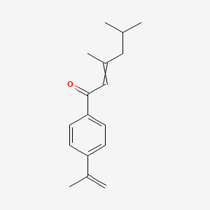 molecular formula C17H22O B583236 (3,5-Dimethyl-2-hexeno)-4-isopropenylphenone CAS No. 1798419-06-3