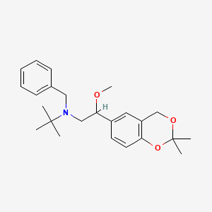 molecular formula C24H33NO3 B583237 N-Benzyl Salbutamol Acetonide Methyl Ether CAS No. 1797879-98-1