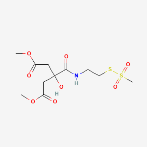 molecular formula C11H19NO8S2 B583241 Citric Acid (3-Methanethiosulfonate Ethyl Amide) CAS No. 1797099-42-3