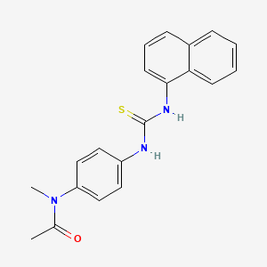 N-methyl-N-(4-{[(1-naphthylamino)carbonothioyl]amino}phenyl)acetamide