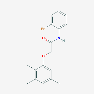 molecular formula C17H18BrNO2 B5832514 N-(2-bromophenyl)-2-(2,3,5-trimethylphenoxy)acetamide 