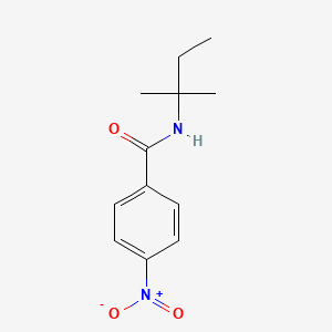 molecular formula C12H16N2O3 B5832657 N-(1,1-dimethylpropyl)-4-nitrobenzamide 