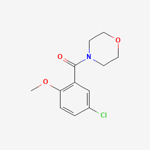 molecular formula C12H14ClNO3 B5832702 4-(5-chloro-2-methoxybenzoyl)morpholine CAS No. 349089-12-9