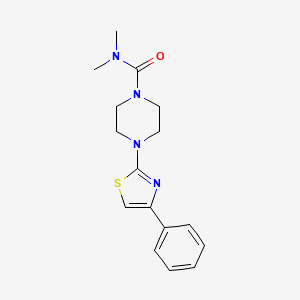 N,N-dimethyl-4-(4-phenyl-1,3-thiazol-2-yl)-1-piperazinecarboxamide