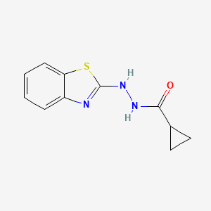 N'-1,3-benzothiazol-2-ylcyclopropanecarbohydrazide