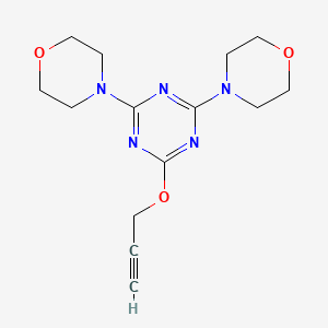 2,4-dimorpholin-4-yl-6-(prop-2-yn-1-yloxy)-1,3,5-triazine