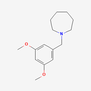 molecular formula C15H23NO2 B5832839 1-(3,5-dimethoxybenzyl)azepane 