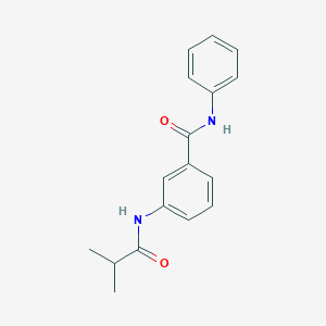molecular formula C17H18N2O2 B5832863 3-(isobutyrylamino)-N-phenylbenzamide 