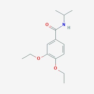 molecular formula C14H21NO3 B5832884 3,4-diethoxy-N-isopropylbenzamide 