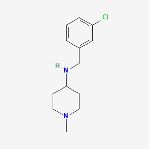 molecular formula C13H19ClN2 B5832913 N-(3-chlorobenzyl)-1-methyl-4-piperidinamine 