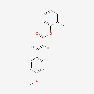 molecular formula C17H16O3 B5832971 2-methylphenyl 3-(4-methoxyphenyl)acrylate 