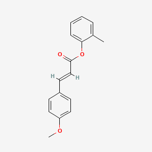 molecular formula C17H16O3 B5832971 2-甲基苯基3-(4-甲氧基苯基)丙烯酸酯 