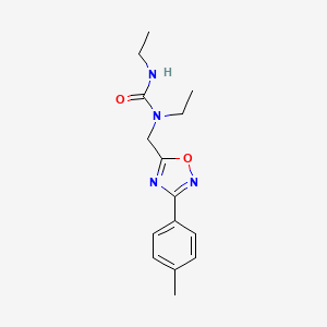 N,N'-diethyl-N-{[3-(4-methylphenyl)-1,2,4-oxadiazol-5-yl]methyl}urea