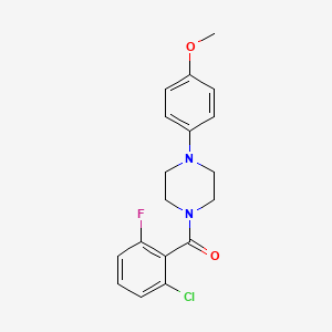 1-(2-chloro-6-fluorobenzoyl)-4-(4-methoxyphenyl)piperazine